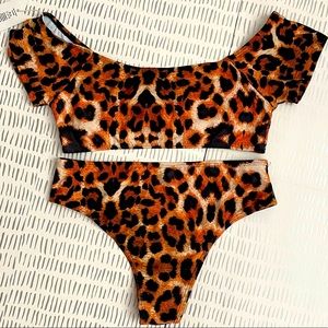 👙 NWT Leopard Print 2 Piece Bikini